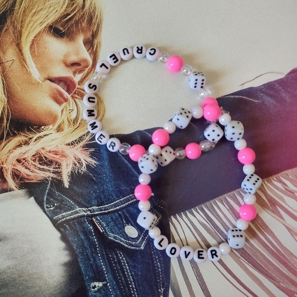Taylor Swift Lover Inspired Friendship Bracelets Set Of 2 - Picture 2 of 4